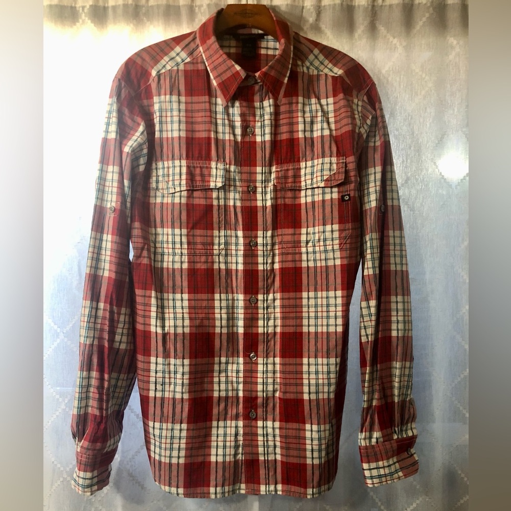 Marmot lightweight plaid shirt